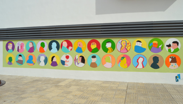 Pintura Mural en el Centro Ocupacional